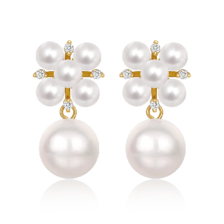 White Topaz Earrings