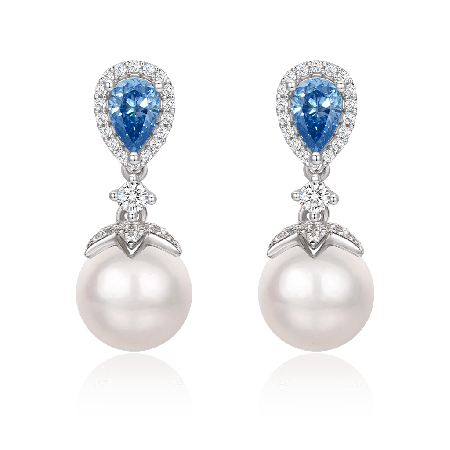 Blue Topaz Earrings