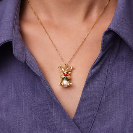 Deer Pendant Necklace