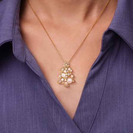 Christmas Tree Pendant Necklace