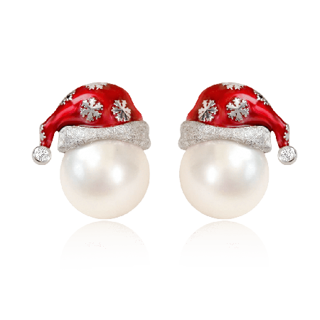 Santa Hat Stud Earrings