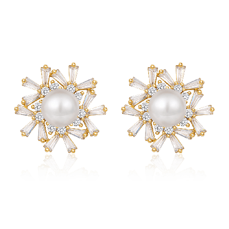 Snowflake Stud Earrings