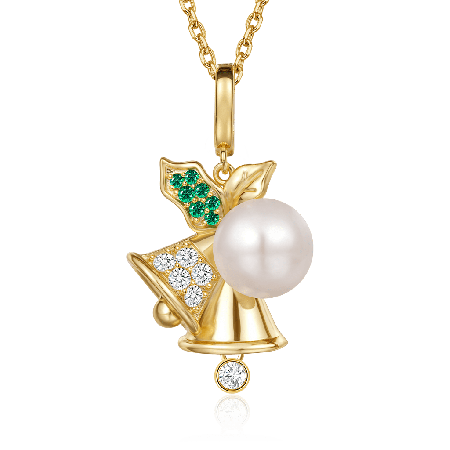 Christmas Bells Pendant Necklace