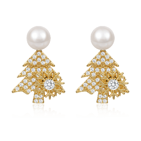 Christmas Tree Stud Earrings