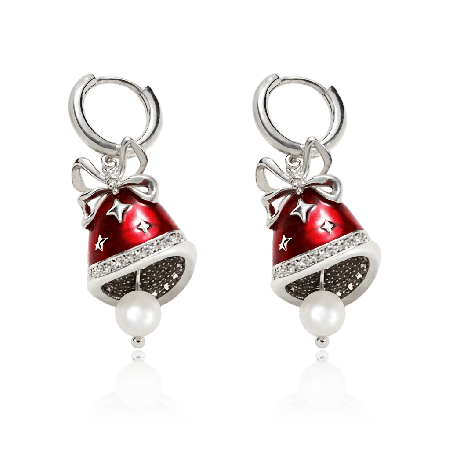 Christmas Bell  Drop Earrings