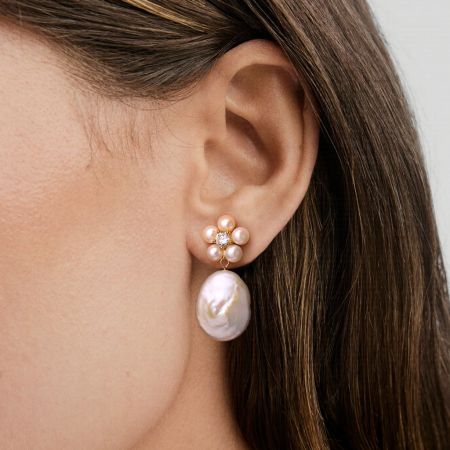 Flower Drop Earrings