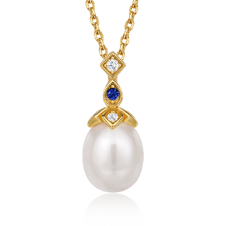 Teardrop Shape Pearl Necklace