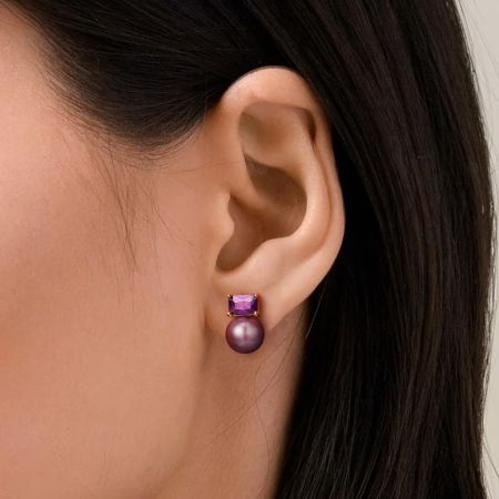 Purple Amethyst Earrings