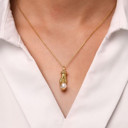 Hand Pendant Necklace