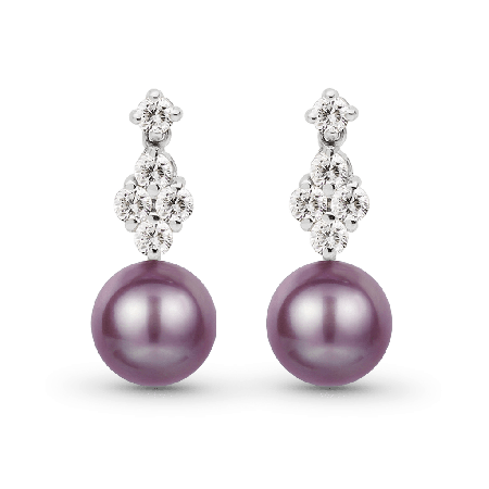 White Topaz Earrings
