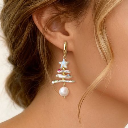 Christmas Tree  Earrings