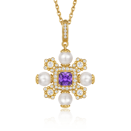 Purple Alexandrite Necklace