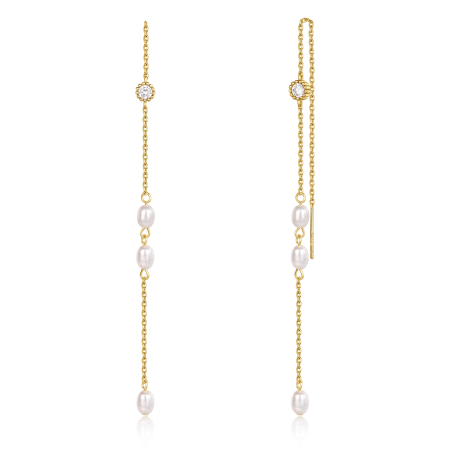 White Topaz Earrings