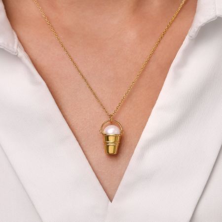 Milk Bucket Necklace