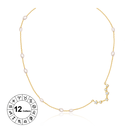 Libra Zodiac Necklace