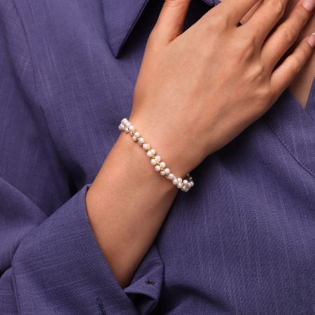 Pearl Tincup Bracelet