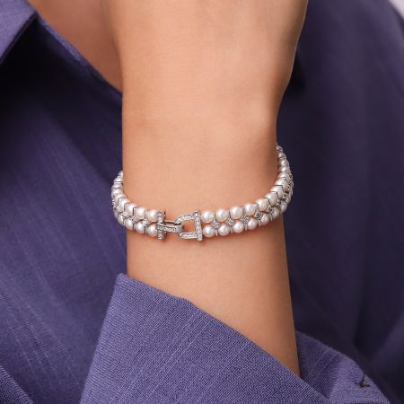 Double Layer Pearl Bracelet