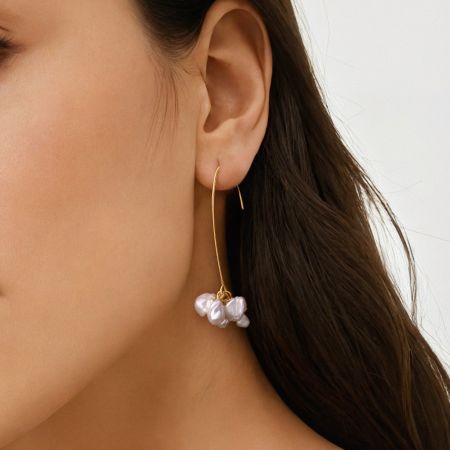 Flower  Drop Earrings