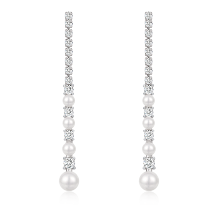 White Topaz Earrings