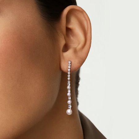 White Topaz Earrings
