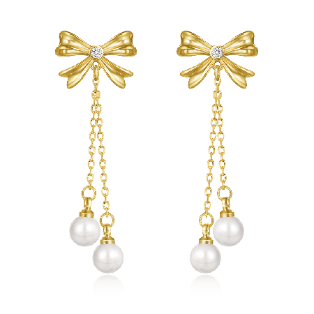 Bow Drop Earrings