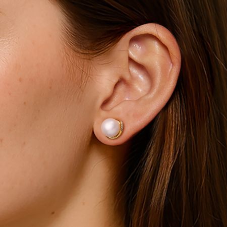 Pearl Stud Earrings