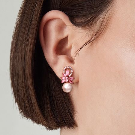 Pink Morganite Earrings