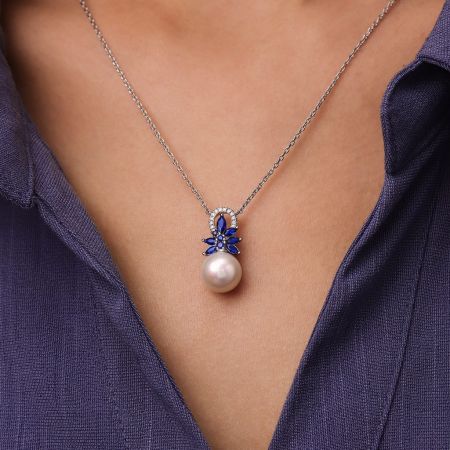 Blue Sapphire Necklace