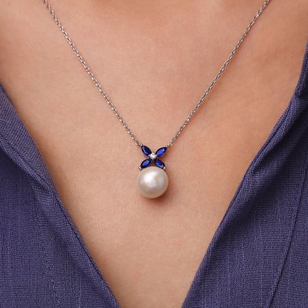 Blue Sapphire Necklace