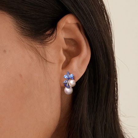 Blue Topaz Earrings