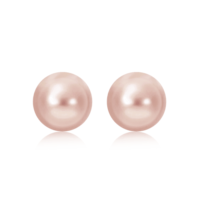 Pink Pearl Earrings