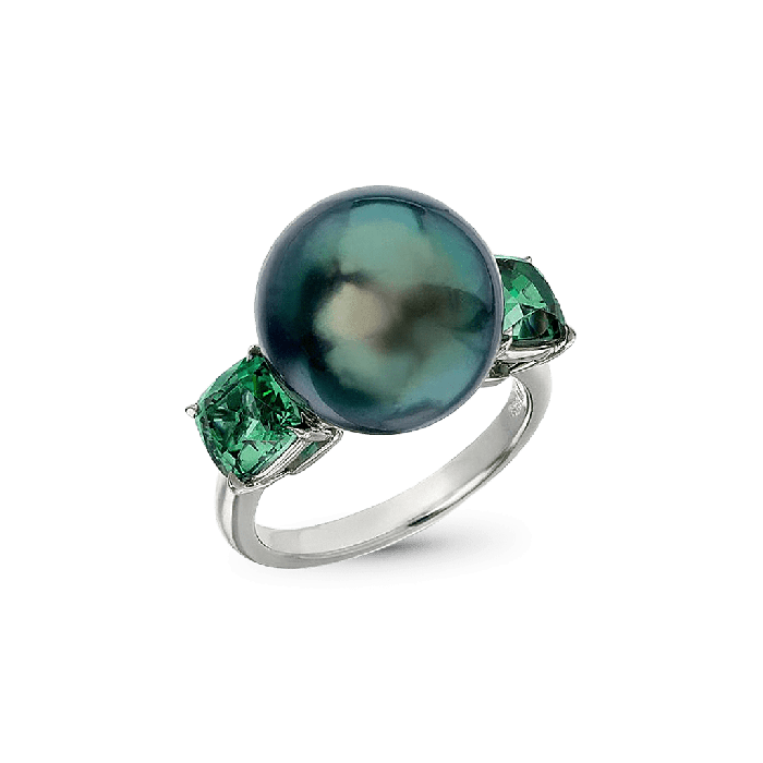 Pearl Engagement Ring