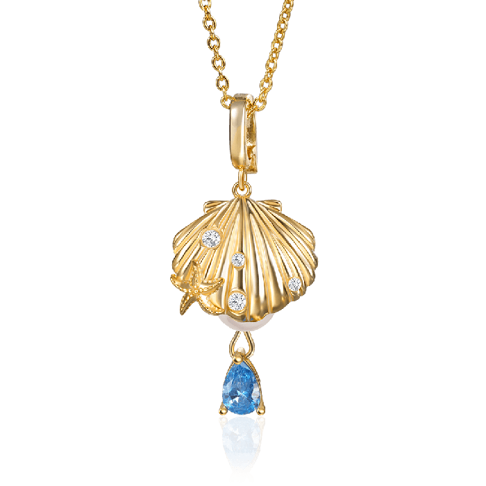 Hidden Pearl Shell Necklace