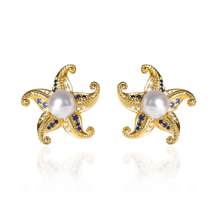 Starfish Stud Earrings