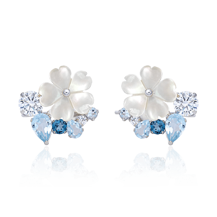 Flowers Drop Earrings