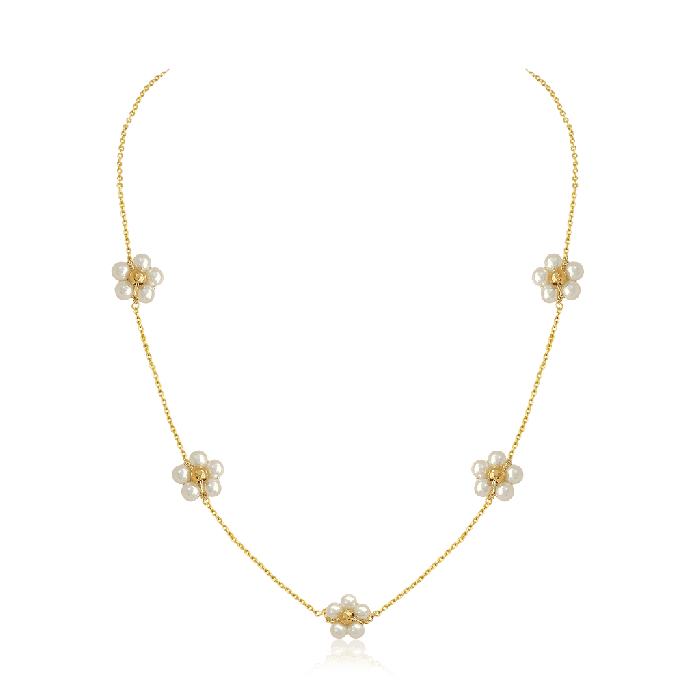 Flowers Tincup Necklace