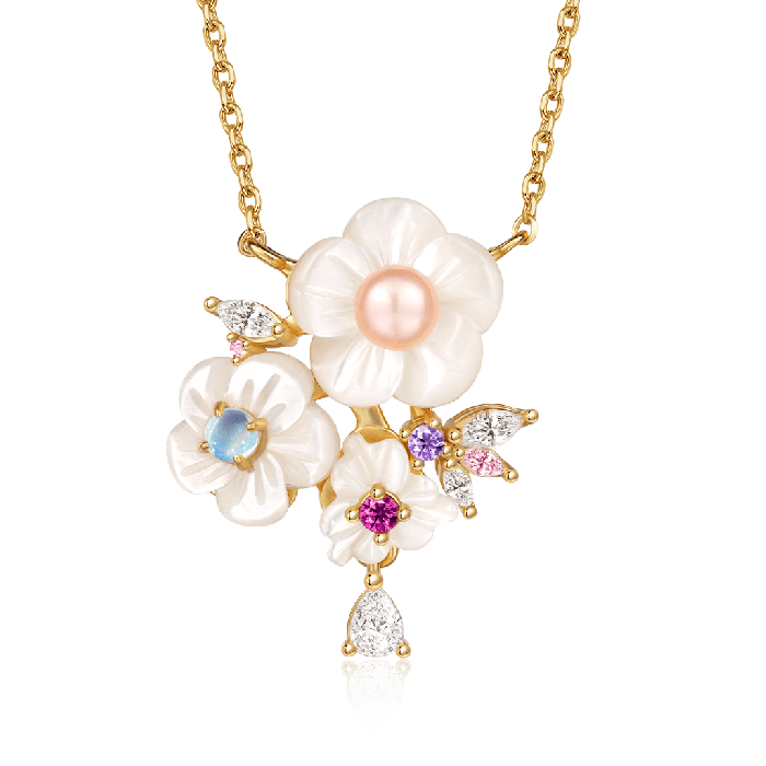 Flower Pendant Necklace