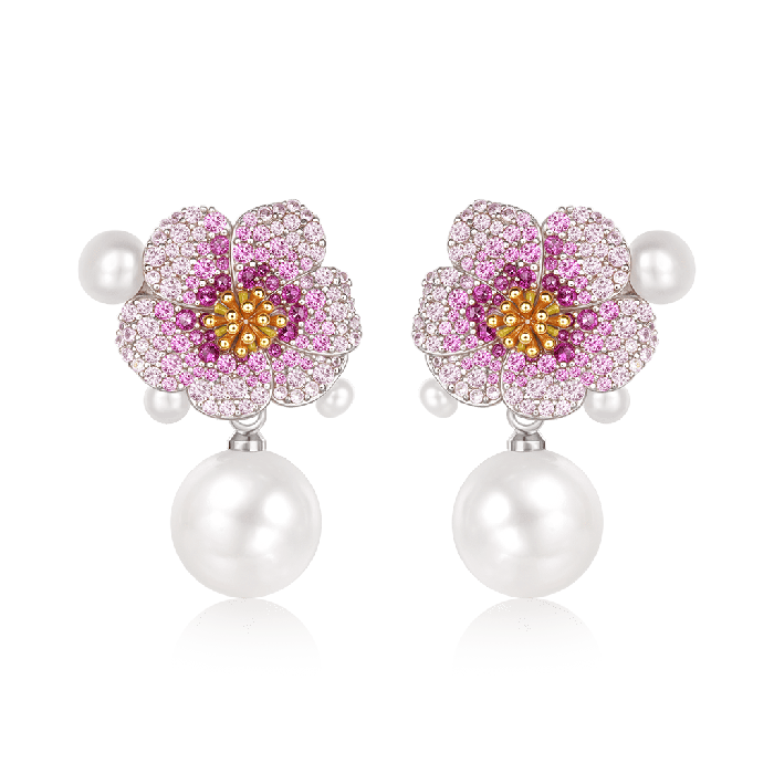 Flower Stud Earrings