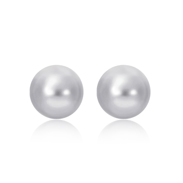 Grey Pearl Earrings